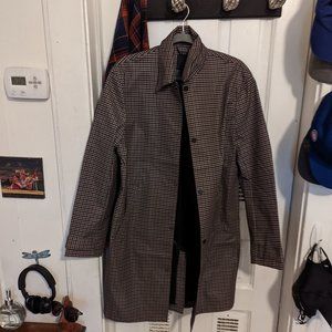 US 38R Mens H&M Plaid Raincoat